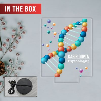 Personalized Doctor LED Night Lamp with Warm White Light Thankyou Gift for Doctor Appreciation Gift for Doctor Clinic & Hospital Decor Light (Psychologist Lamp)